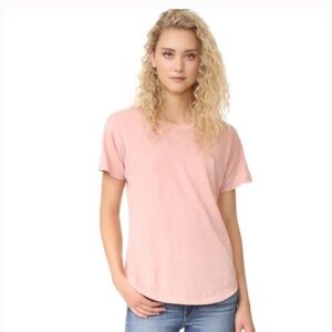 Madewell Whisper Pink Cotton Crewneck T-Shirt XXS NWOT